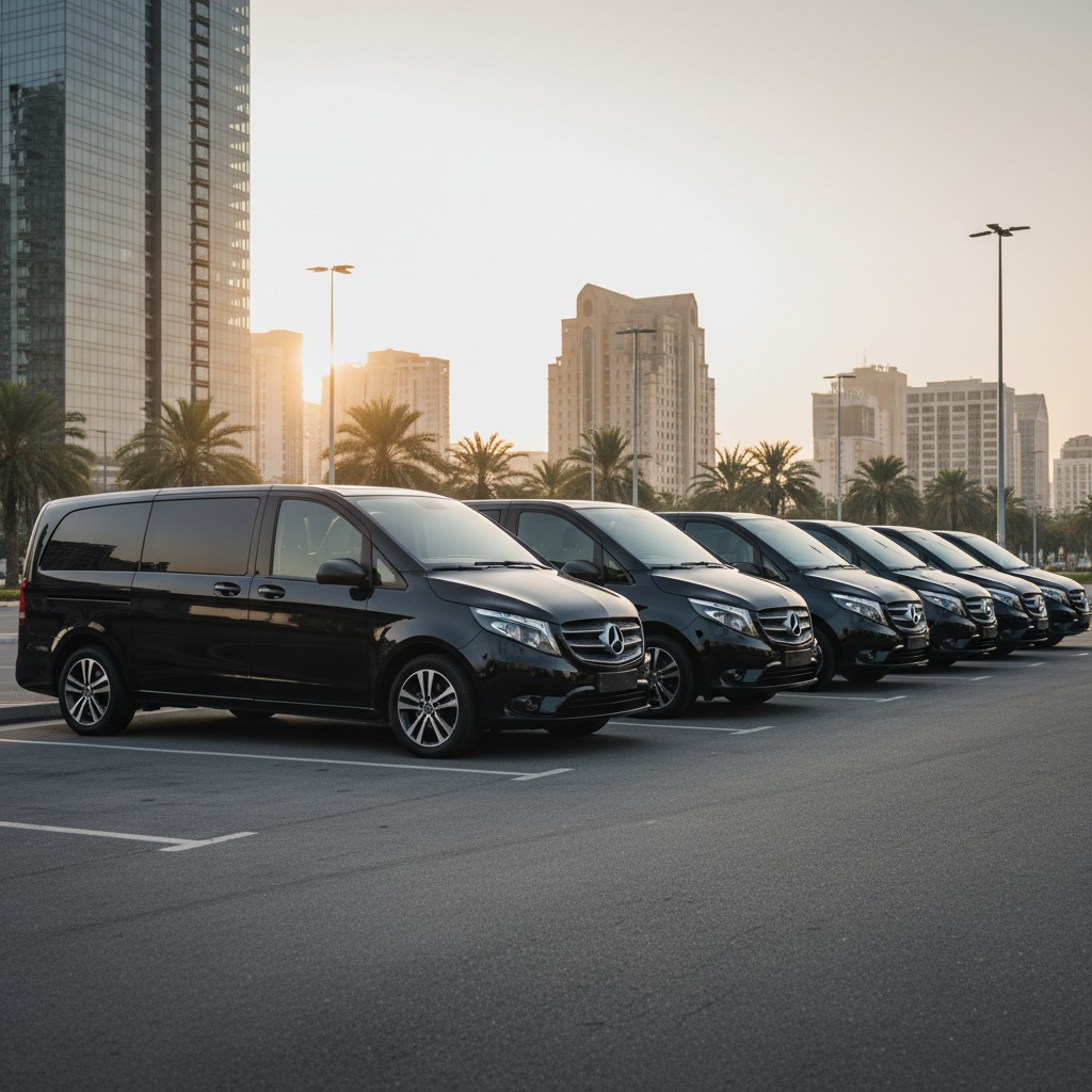 coches tipo mercedes vito negros